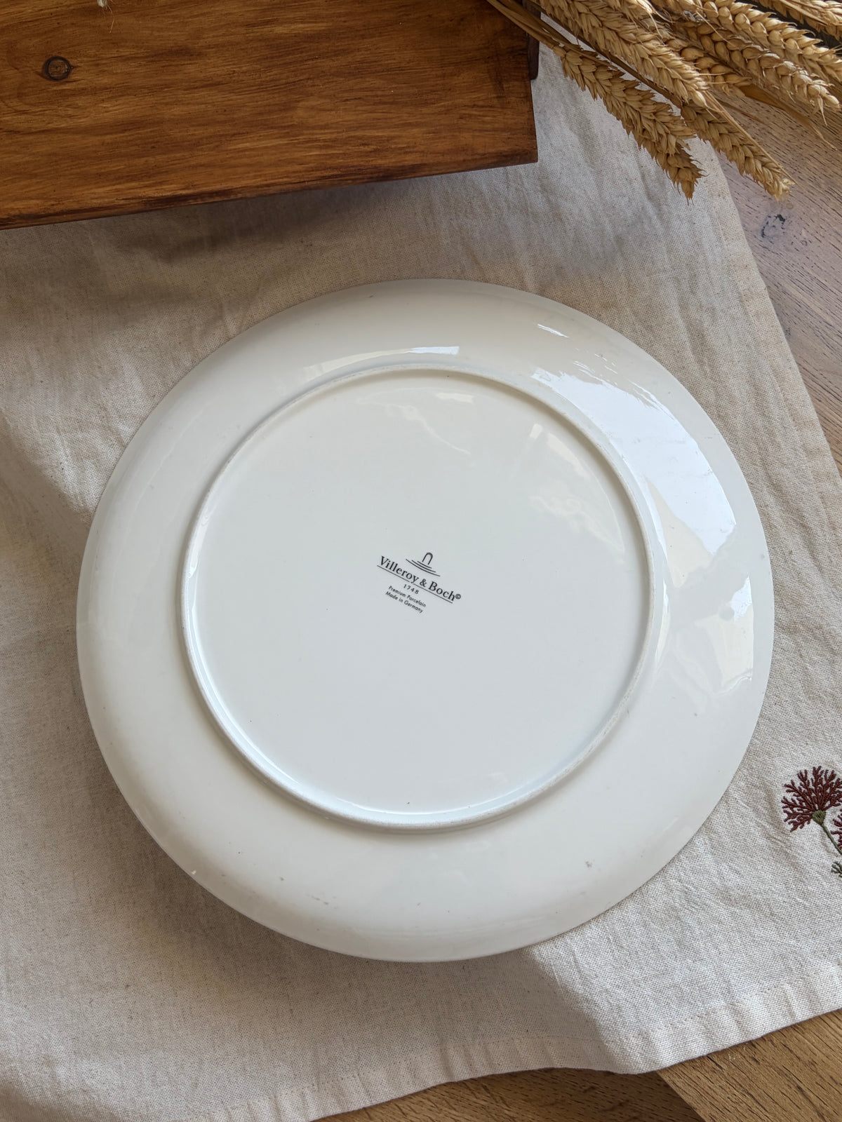 德國Villeroy & Boch 老件花盤