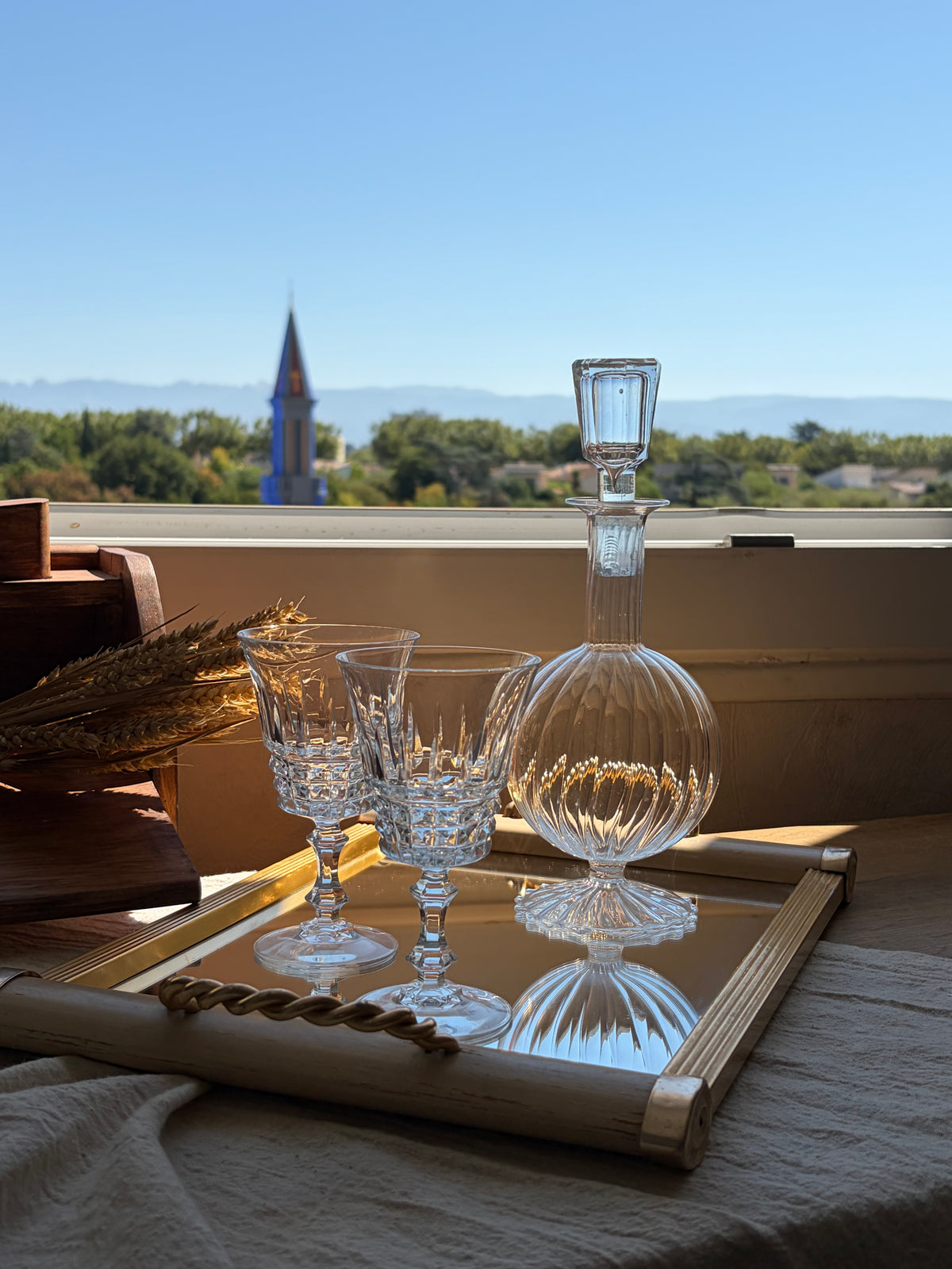 Cristal d’Arques水晶高腳杯