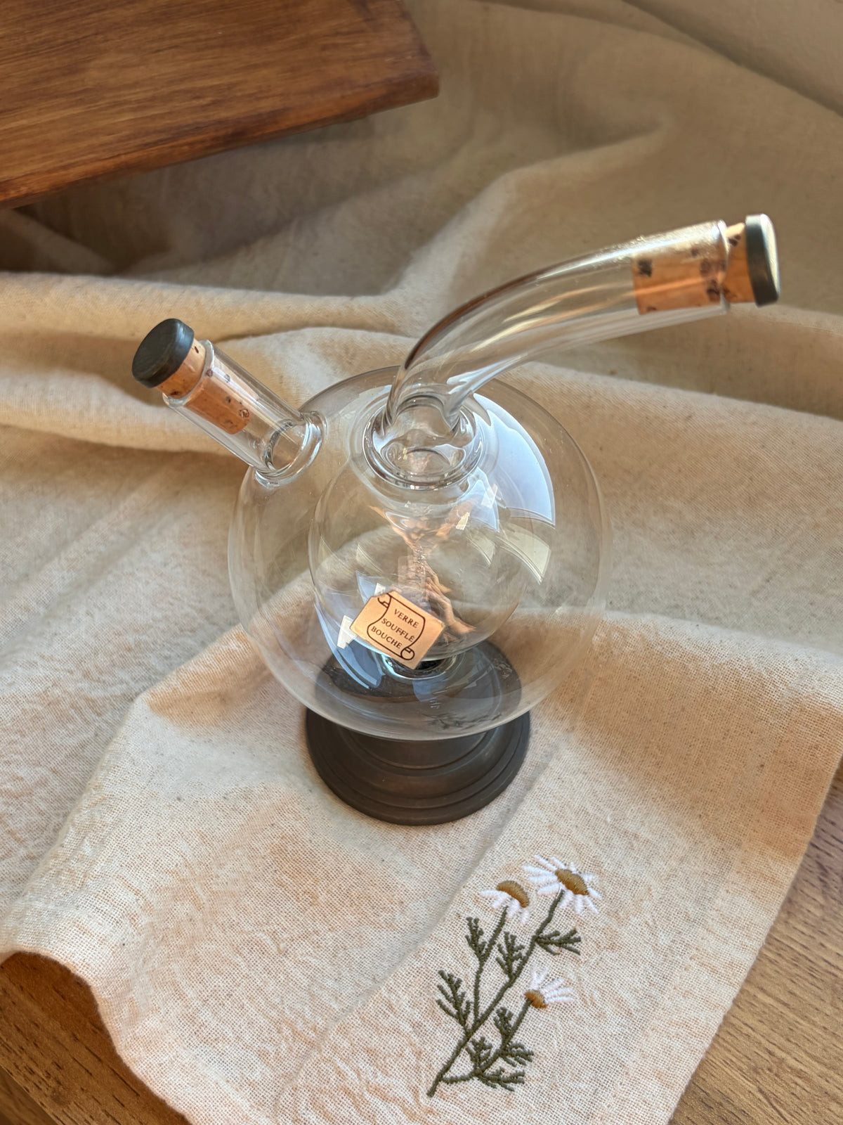 球狀瓶中瓶口吹玻璃酒醋罐