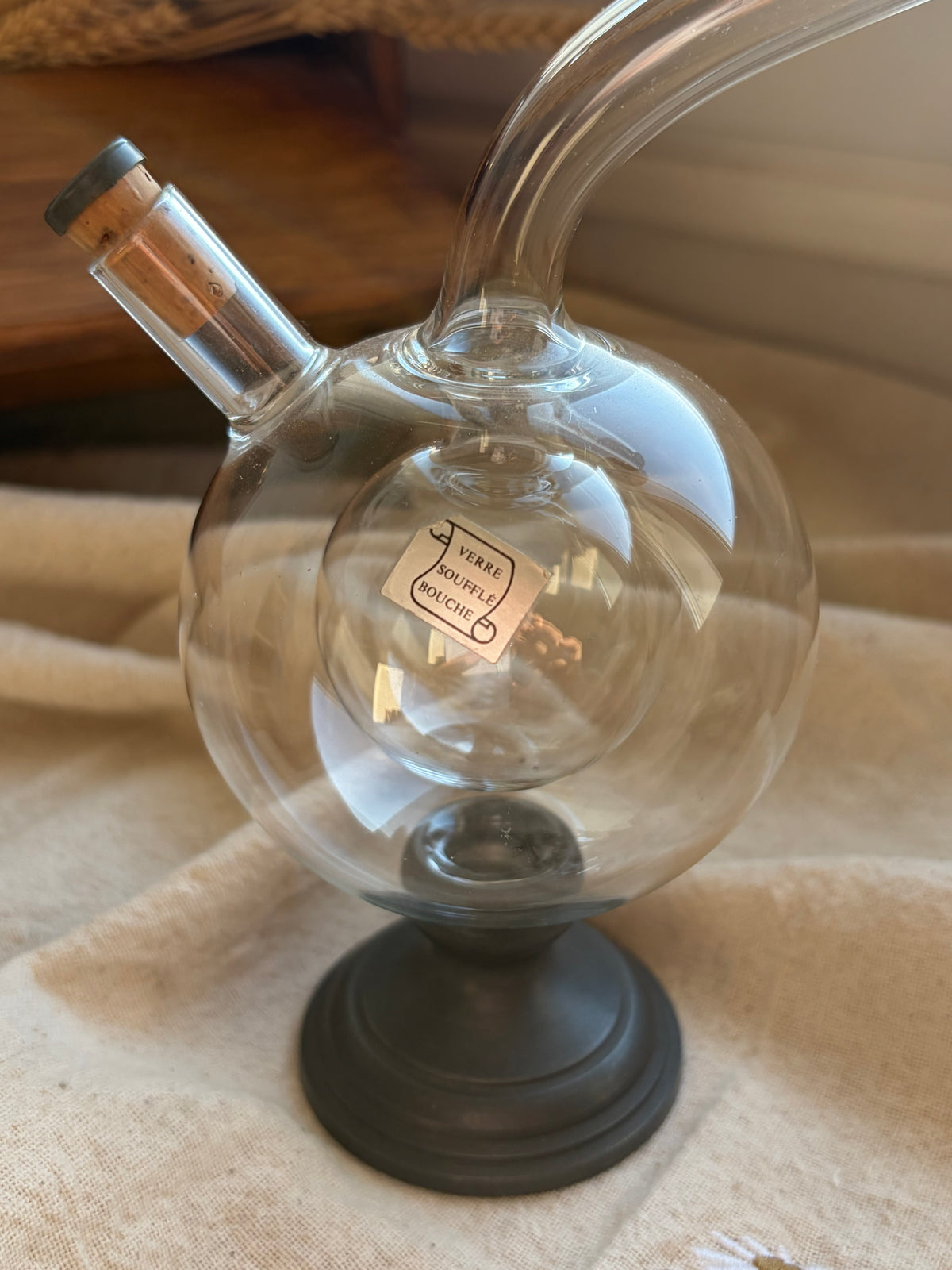 球狀瓶中瓶口吹玻璃酒醋罐