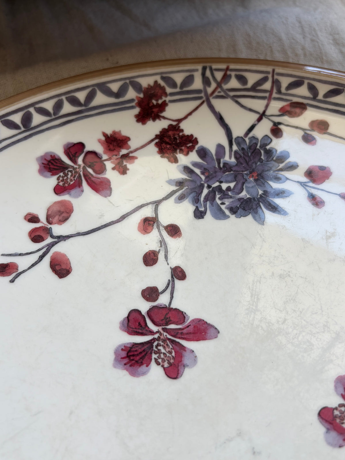 德國Villeroy & Boch 老件花盤