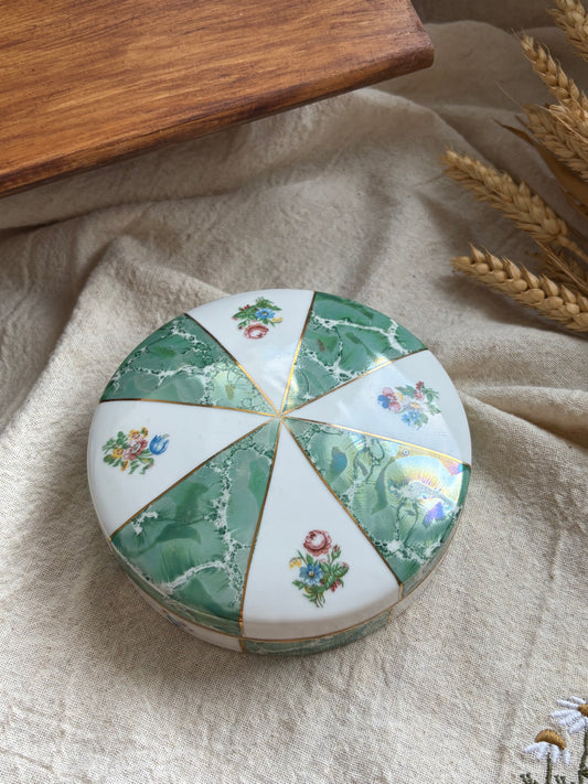 瑞士國寶瓷器Langenthal撞色糖果盒
