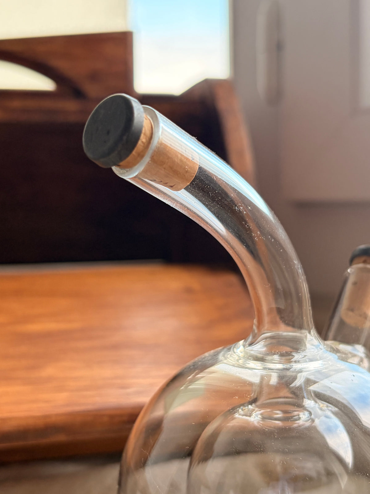 球狀瓶中瓶口吹玻璃酒醋罐