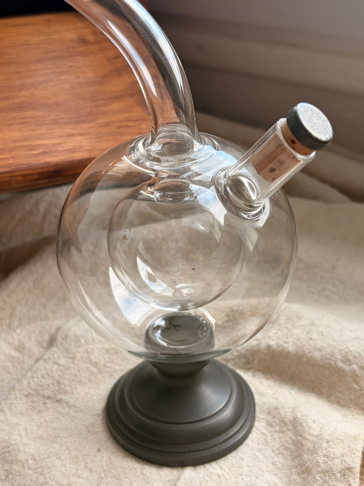球狀瓶中瓶口吹玻璃酒醋罐