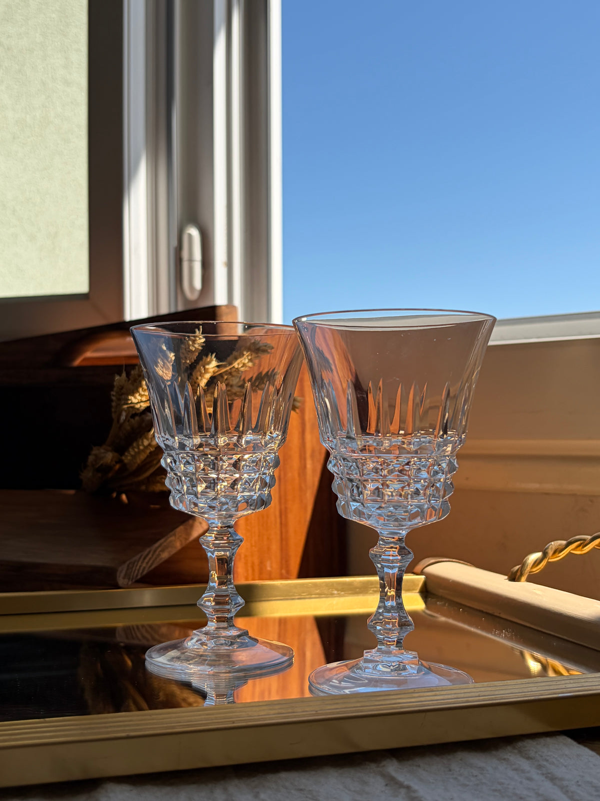 Cristal d’Arques水晶高腳杯