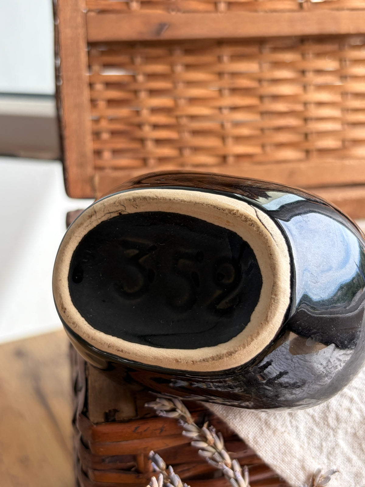法製高溫燒陶雙口花器