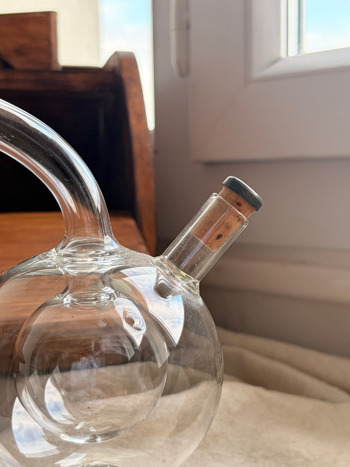 球狀瓶中瓶口吹玻璃酒醋罐