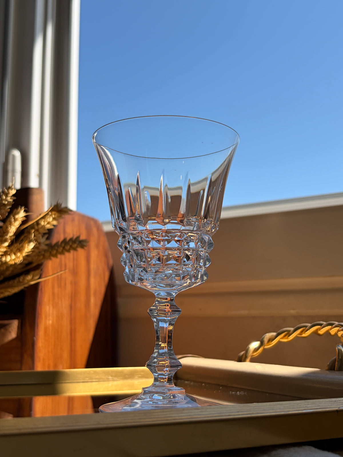 Cristal d’Arques水晶高腳杯