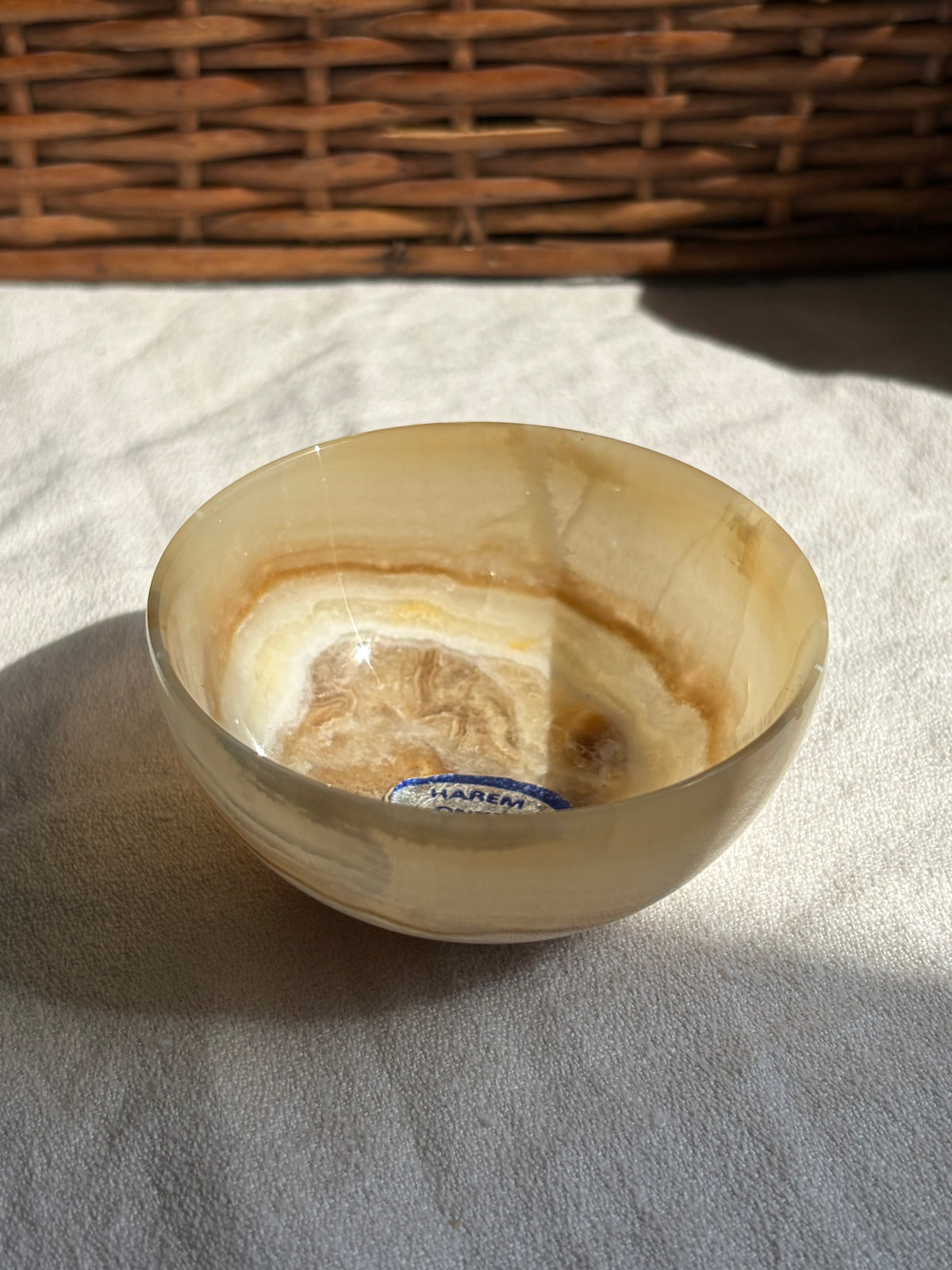 土耳其製奶白色調Onyx茶盞