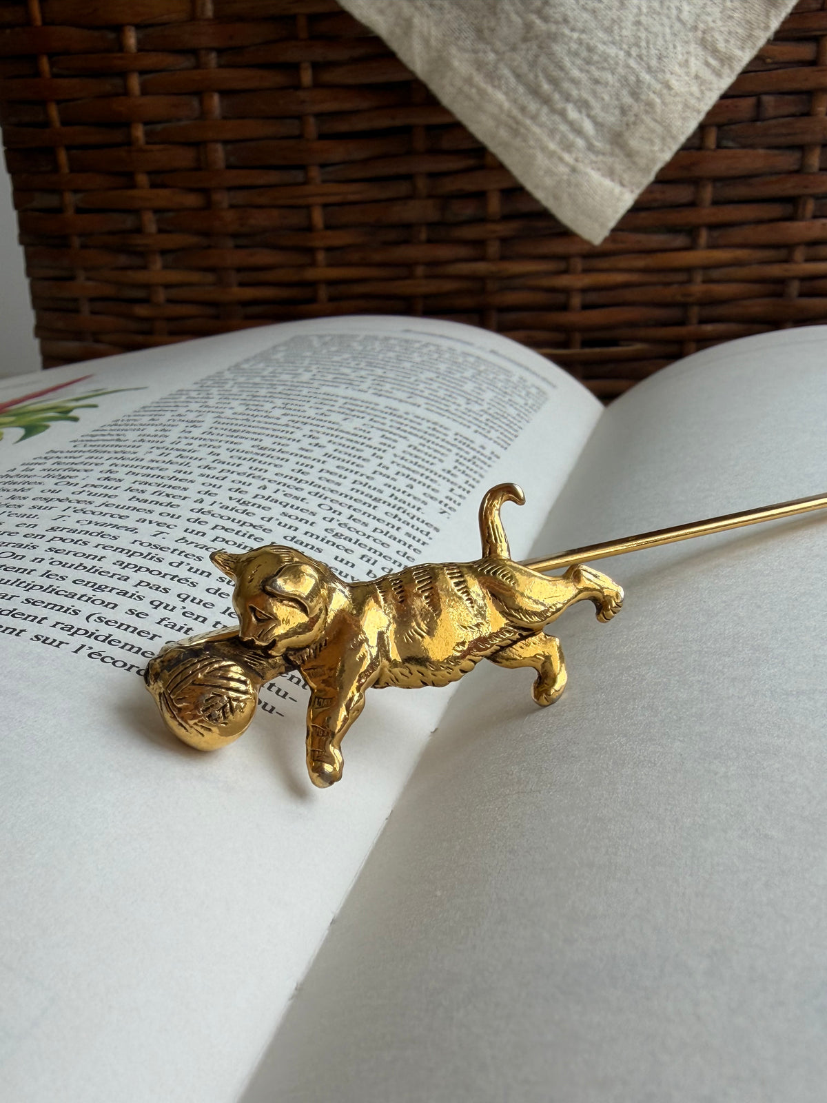 追蝴蝶小貓造型書籤｜Jonette Jewelry