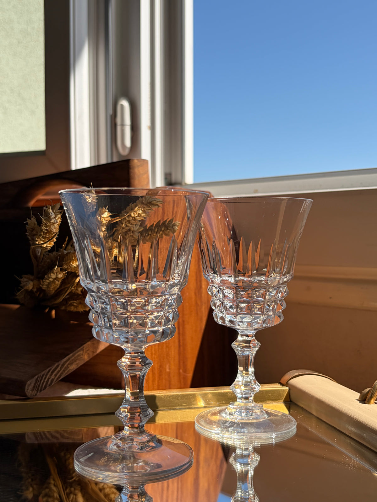 Cristal d’Arques水晶高腳杯
