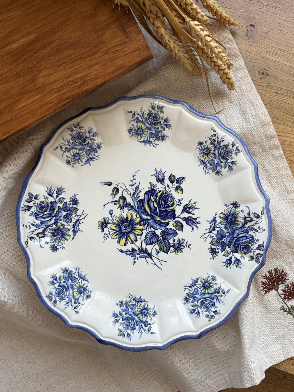 義大利Capodimonte陶瓷彩盤