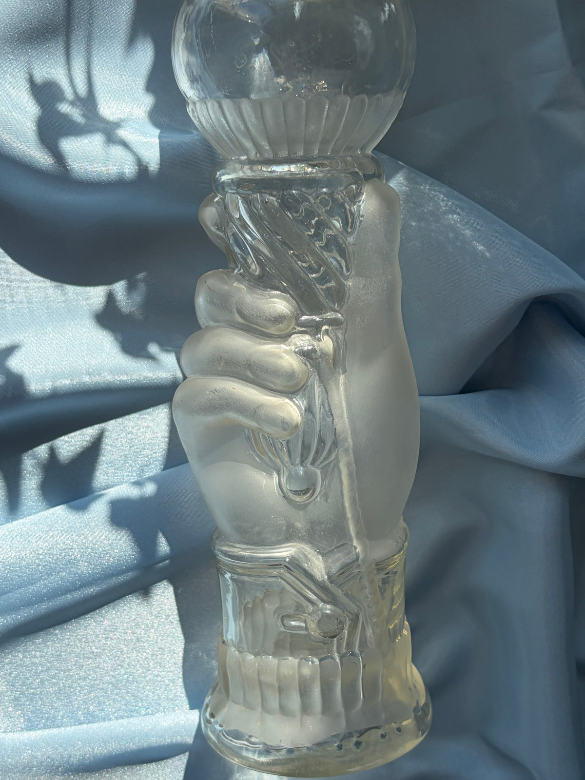 半透明玻璃手型水瓶/花器