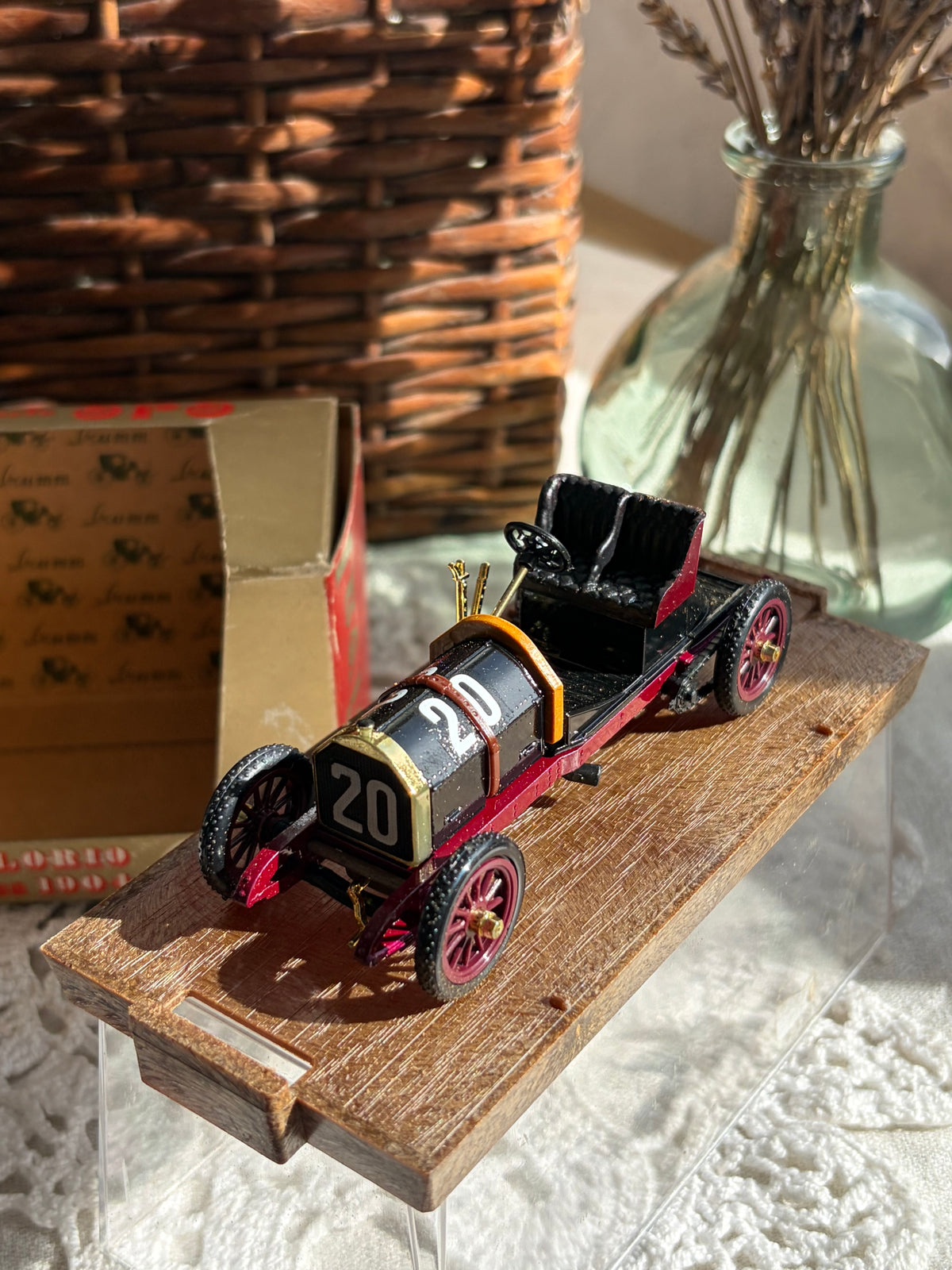 義大利製合金汽車模型｜Brumm R009 FIAT 75 HP Corsa 1904