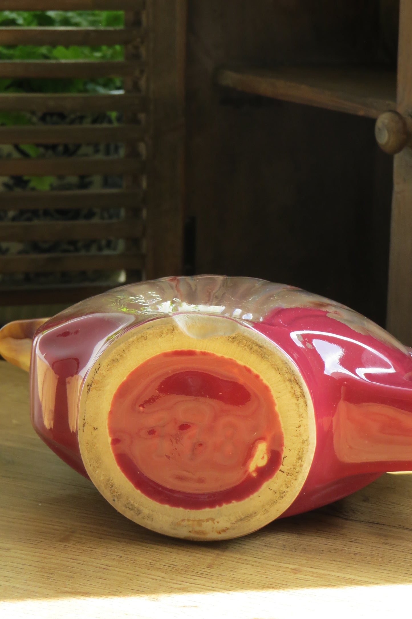 扇貝造型陶壺/ 陶製花器