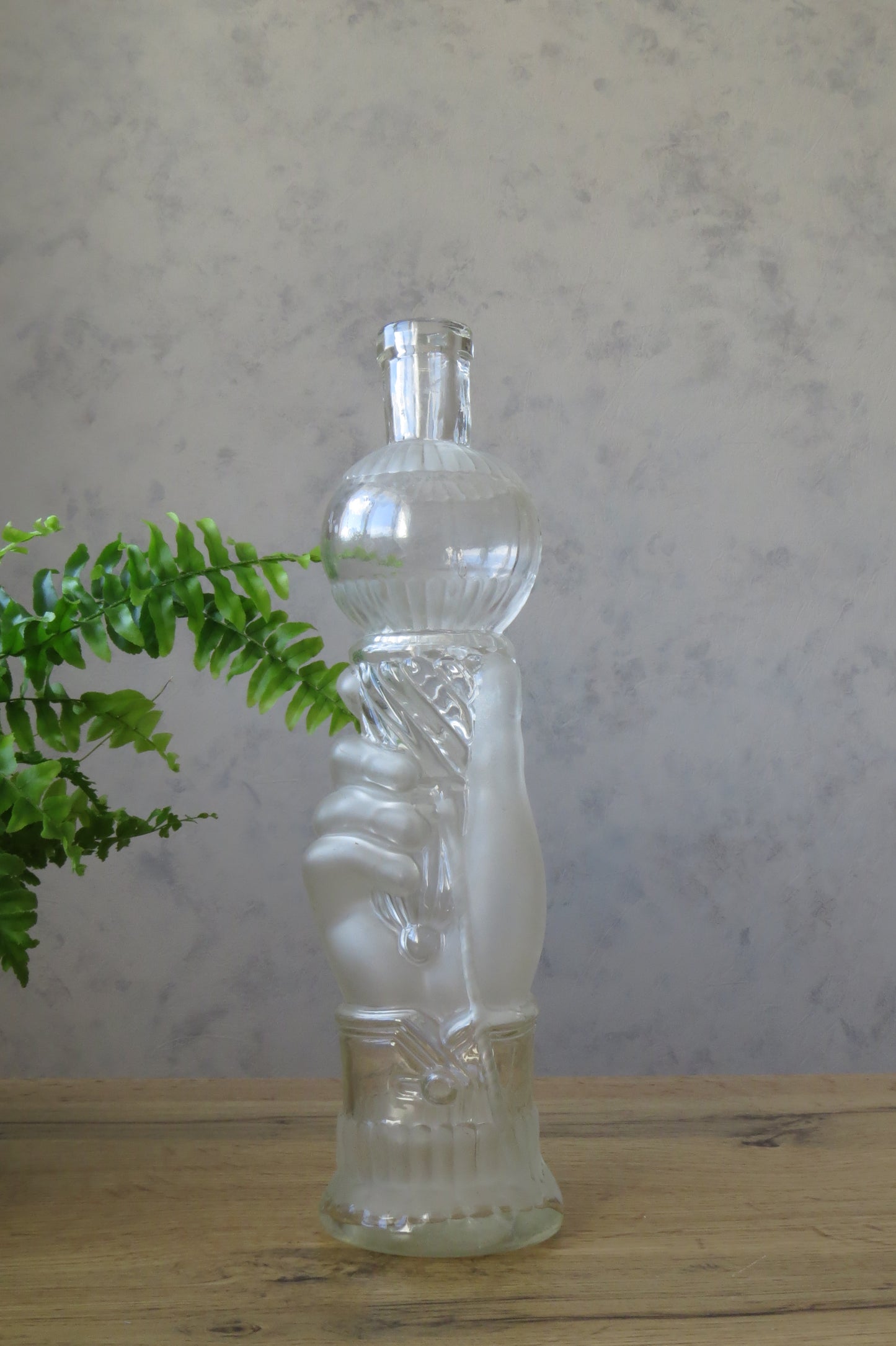 半透明玻璃手型水瓶/花器