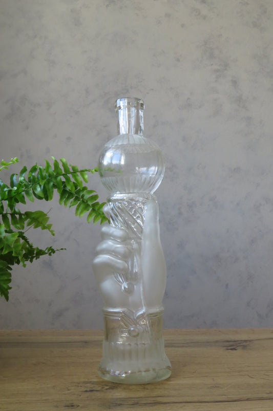 半透明玻璃手型水瓶/花器
