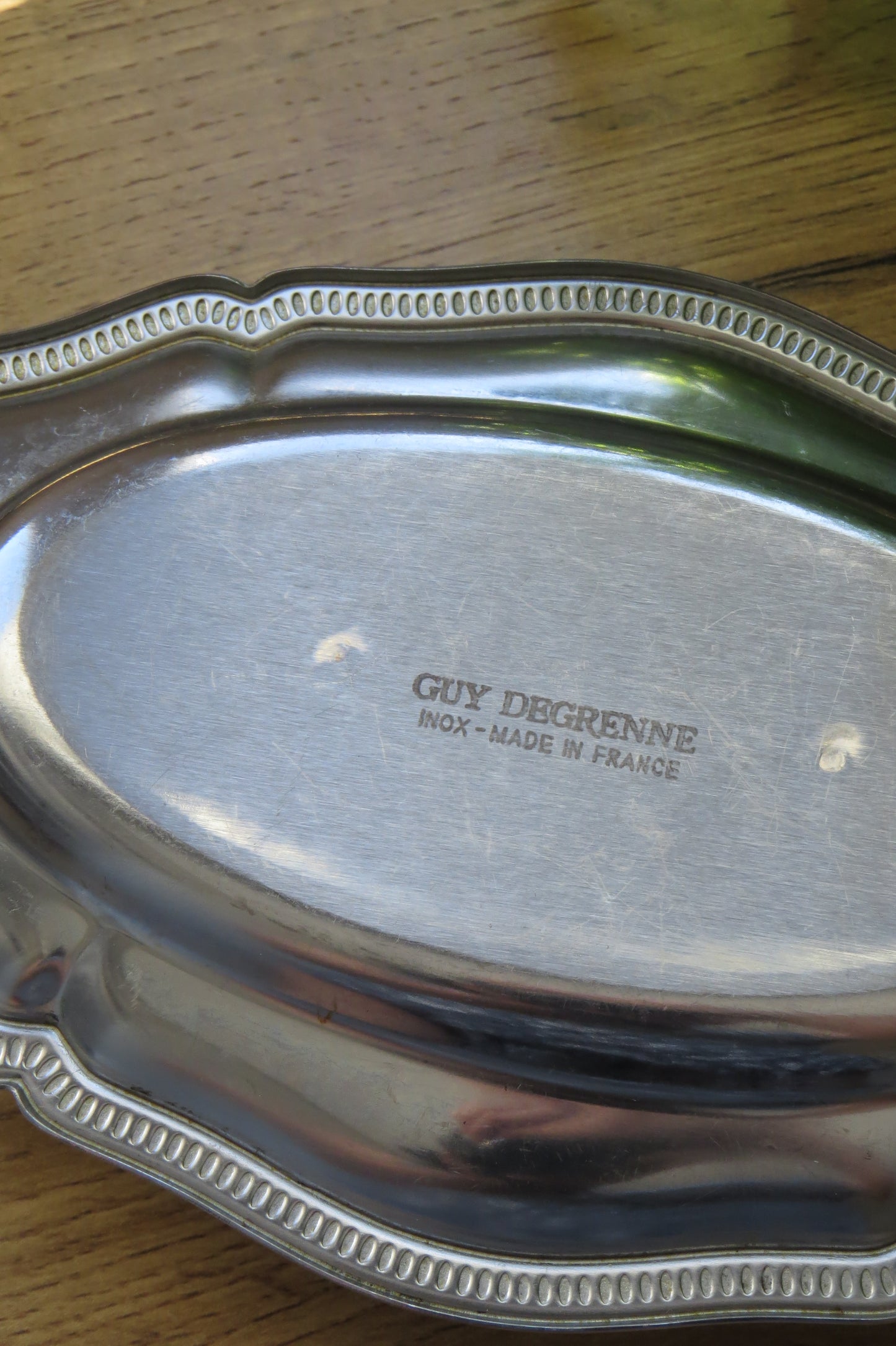 法國Guy Degrenne不鏽鋼醬料碟